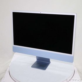 (中古)Apple iMac 24-inch Mid-2021 MJV93J/A Apple M1 8コアCPU_7コアGPU 16GB SSD512GB ブルー (14.8 Sonoma)(377-ud)