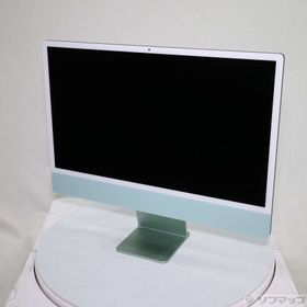(中古)Apple iMac 24-inch Mid-2021 MJV83J/A Apple M1 8コアCPU_7コアGPU 8GB SSD512GB グリーン (15.7 Sequoia)(377-ud)