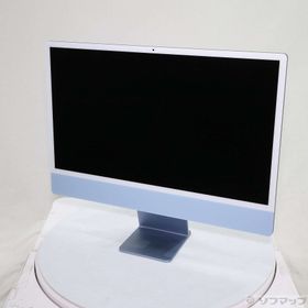 (中古)Apple iMac 24-inch Mid-2021 MGPL3J/A Apple M1 8コアCPU_8コアGPU 8GB SSD512GB ブルー (15.7 Sequoia)(377-ud)