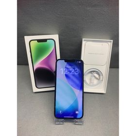 アイフォーン(iPhone)の美品 国内版 SIMフリー iPhone14 128GB ミッドナイト色(スマートフォン本体)