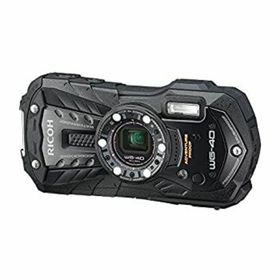 【中古】RICOH 防水デジタルカメラ RICOH WG-40 ブラック 防水14m耐ショック1.6m耐寒-10度 RICOH WG-40 BK 04675(コンパクトデジタルカメラ)