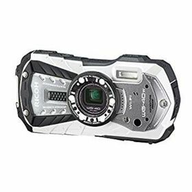 RICOH 防水デジタルカメラ RICOH WG-40W ホワイト 防水14m耐ショック1.6m耐寒-10度 RICOH WG-40W WH 04687 w17b8b5(コンパクトデジタルカメラ)