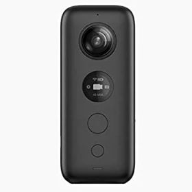 【中古-非常に良い】 Insta360 ONE X 5.7K 360度動画 手ブレ補正機能FlowState 360度カメラVブラック 高さ114.56mm x 幅48mm x 奥行き27.60mm (レンズ含む) CM448