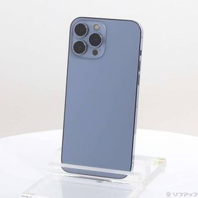 〔中古〕Apple(アップル) iPhone13 Pro Max 256GB シエラブルー MLJD3J／A SIMフリー〔269-ud〕