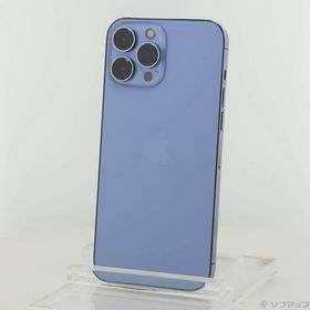 〔中古〕Apple(アップル) iPhone13 Pro Max 256GB シエラブルー MLJD3J／A SIMフリー〔352-ud〕