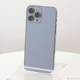 〔中古〕Apple(アップル) iPhone13 Pro Max 256GB シエラブルー MLJD3J／A SIMフリー〔247-ud〕