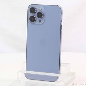〔中古〕Apple(アップル) iPhone13 Pro Max 256GB シエラブルー MLJD3J／A SIMフリー〔295-ud〕