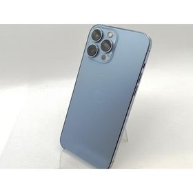 【中古】Apple au 【SIMフリー】 iPhone 13 Pro Max 256GB シエラブルー MLJD3J/A【津田沼】保証期間１ヶ月【ランクB】