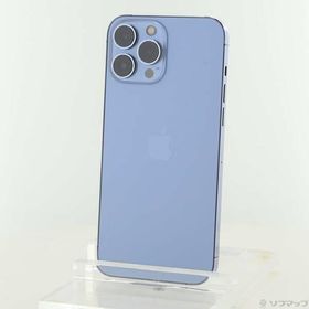 〔中古〕Apple(アップル) iPhone13 Pro Max 256GB シエラブルー MLJD3J／A SIMフリー〔262-ud〕