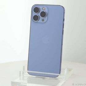 〔中古〕Apple(アップル) iPhone13 Pro Max 256GB シエラブルー MLJD3J／A SIMフリー〔262-ud〕