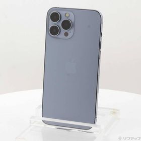 〔中古〕Apple(アップル) iPhone13 Pro Max 256GB シエラブルー NLJD3J／A SIMフリー〔262-ud〕