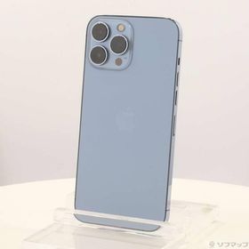 〔中古〕Apple(アップル) iPhone13 Pro Max 256GB シエラブルー MLJD3J／A SIMフリー〔262-ud〕