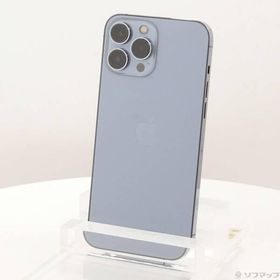 〔中古〕Apple(アップル) iPhone13 Pro Max 256GB シエラブルー MLJD3J／A SIMフリー〔377-ud〕