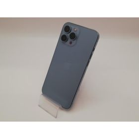 【中古】Apple au 【SIMフリー】 iPhone 13 Pro Max 256GB シエラブルー MLJD3J/A【新宿東口】保証期間１ヶ月【ランクB】
