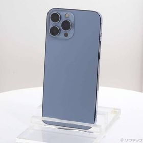 〔中古〕Apple(アップル) iPhone13 Pro Max 256GB シエラブルー MLJD3J／A SIMフリー〔371-ud〕