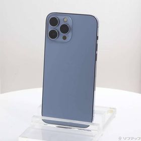 〔中古〕Apple(アップル) iPhone13 Pro Max 256GB シエラブルー FLJD3J／A SIMフリー〔269-ud〕