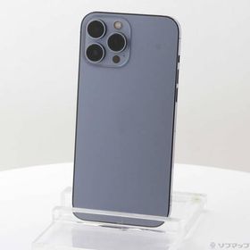 〔中古〕Apple(アップル) iPhone13 Pro Max 256GB シエラブルー MLJD3J／A SIMフリー〔276-ud〕