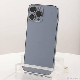 〔中古〕Apple(アップル) iPhone13 Pro Max 256GB シエラブルー FLJD3J／A SIMフリー〔198-ud〕