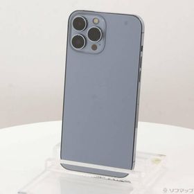 〔中古〕Apple(アップル) iPhone13 Pro Max 256GB シエラブルー MLJD3J／A SIMフリー〔262-ud〕