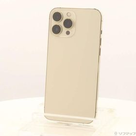 〔中古〕Apple(アップル) iPhone13 Pro Max 512GB ゴールド MLJV3J／A SIMフリー〔262-ud〕