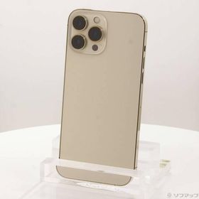 〔中古〕Apple(アップル) iPhone13 Pro Max 512GB ゴールド MLJV3J／A SIMフリー〔262-ud〕