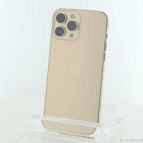 〔中古〕Apple(アップル) iPhone13 Pro Max 512GB ゴールド MLJV3J／A SIMフリー〔305-ud〕