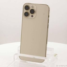 〔中古〕Apple(アップル) iPhone13 Pro Max 512GB ゴールド MLJV3J／A SIMフリー〔262-ud〕