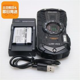 良品中古 WG-40 ブラック 即日発送 コンデジ RICOH 本体 あすつく 土日祝発送OK