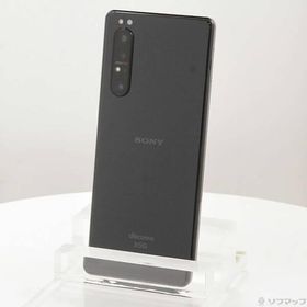 〔中古〕SONY(ソニー) Xperia 1 II 128GB ブラック SO-51A docomoロック解除SIMフリー〔276-ud〕