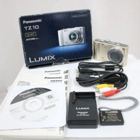 【返品保証】 【元箱付き】パナソニック Panasonic LUMIX DMC-TZ10 ゴールド 12x コンパクトデジタルカメラ e10390