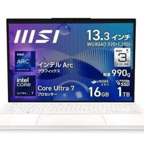 ２５年製/0.99kg／MSI Prestige-13-AI-Evo-A／ul7