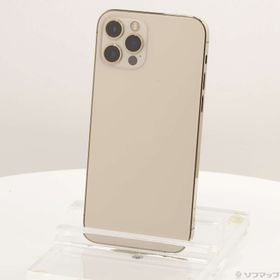 (中古)Apple iPhone12 Pro 128GB ゴールド MGM73J/A SIMフリー(348-ud)