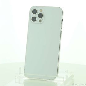 (中古)SoftBank iPhone12 Pro 128GB シルバー NGM63J/A SIMフリー(258-ud)