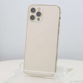 (中古)Apple iPhone12 Pro 128GB ゴールド NGM73J/A SIMフリー(198-ud)