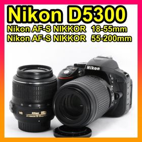 ニコン(Nikon)のNikon D5300 手振れ補正付きWレンズ すぐ使える一眼レフカメラ (デジタル一眼)