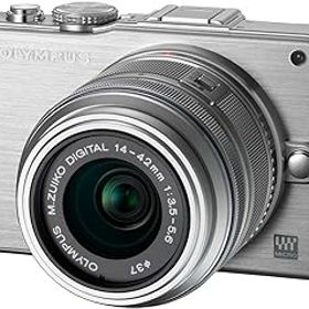 【中古】OLYMPUS ミラーレス一眼 PEN Lite E-PL3 レンズキット シルバー E-PL3 LKIT SLV