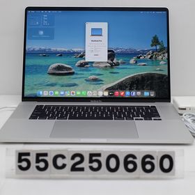 Apple MacBook Pro 16in 2019 A2141 シルバー Core i9 9980HK 2.4GHz/64GB/512GB/WQXGA(3072x1920)/AMDRadeon Pro 5300M 【中古】