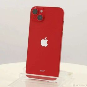 【中古】Apple(アップル) iPhone14 Plus 128GB プロダクトレッド MQ4F3J／A SIMフリー 【198-ud】