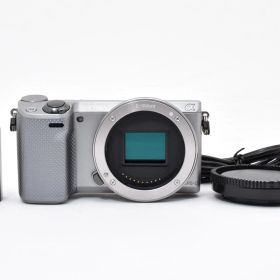 ★美品★ ★ショット数2409回★ ソニー SONY NEX-5R シルバー 充電ケーブル付き ARYM6081 #61