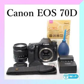 ✨Canon EOS 70D ✨高性能モデル✨高速AF＆手ぶれ補正✨一眼レフ