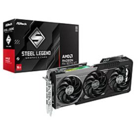 【中古】ASRock(アスロック) AMD Radeon RX 9070 XT Steel Legend Dark 16GB 【377-ud】