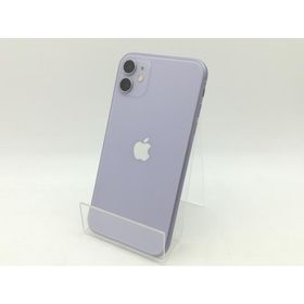 【中古】Apple au 【SIMロック解除済み】 iPhone 11 64GB パープル MWLX2J/A【熊本】保証期間１ヶ月【ランクB】