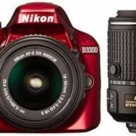 【中古】 Nikon デジタル一眼レフカメラ D3300 ダブルズームキット2 レッド 当店保証30日間 人気 ミラーレス 一眼レフ 交換レンズ カメラ