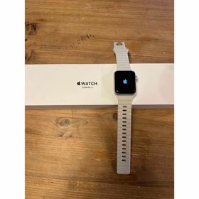 アップルウォッチ(Apple Watch)のApple Watch Series 3 GPSモデル 38mm ホワイト(腕時計(デジタル))