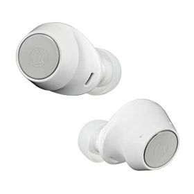 オーディオテクニカ ATH-CKS30TW WH ワイヤレスイヤホン bluetooth 完全ワイヤレスイヤホン / 重低音 / IP55 防水防塵規格 / マルチポイント対応 / 小型軽量 / 最大約20時間再生 / アプリ対応 / ヒアスルー /