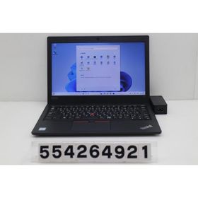 ノートパソコン Lenovo ThinkPad L390 Core i5 8265U 1.6GHz/8GB/256GB(SSD)/13.3W/FWXGA(1366x768)/Win11