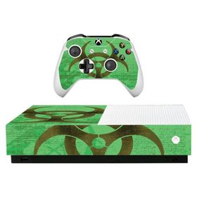 MightySkins Xbox One S オールデジタル版 用ビニールスキン「Biohazard」保護デカールラップ 着脱簡単