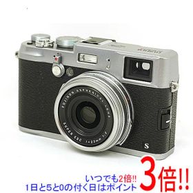【いつでも2倍！1日と5.0のつく日、18日は3倍！】【中古】FUJIFILM デジカメ FinePix X100S 1630万画素 本体のみ 本体いたみ
