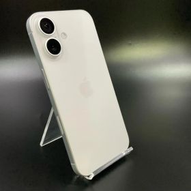 【全額返金保証】【最速発送】 iPhone 16 128GB ホワイト SIMフリー 白ロム 美品 動作確認済 99%
