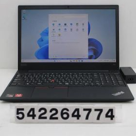 Lenovo ThinkPad E595 Ryzen 3 3200U 2.6GHz/8GB/256GB(SSD)/15.6W/FHD(1920x1080)/Win11 【542264774】